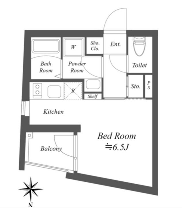 東京都杉並区上高井戸1(マンション)の賃貸物件の間取り