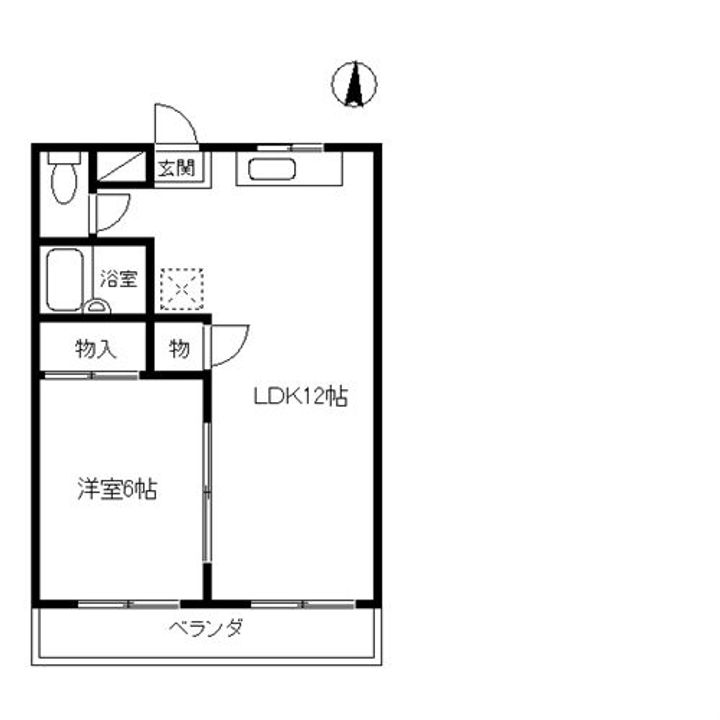 ハイツリヴェール【初期費用無】の間取り