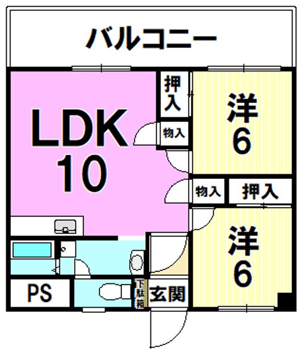 ビシックのだの間取り
