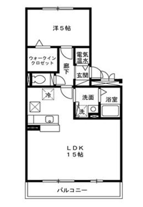 新潟県新潟市中央区大島(アパート)の賃貸物件の間取り