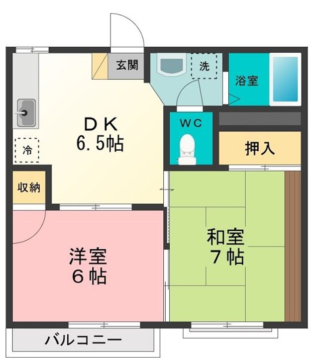フェルム大山の間取り