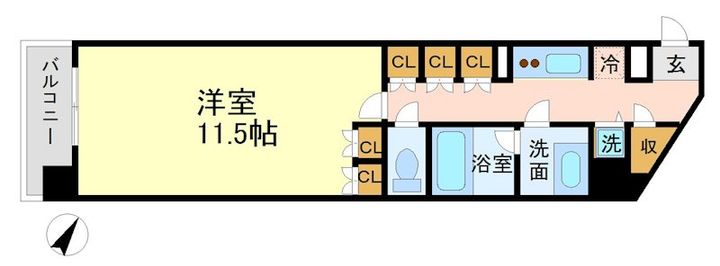 東京都世田谷区船橋2(マンション)の賃貸物件の間取り