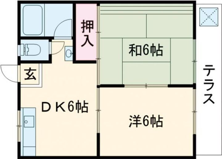 ハイツ小嶋の間取り