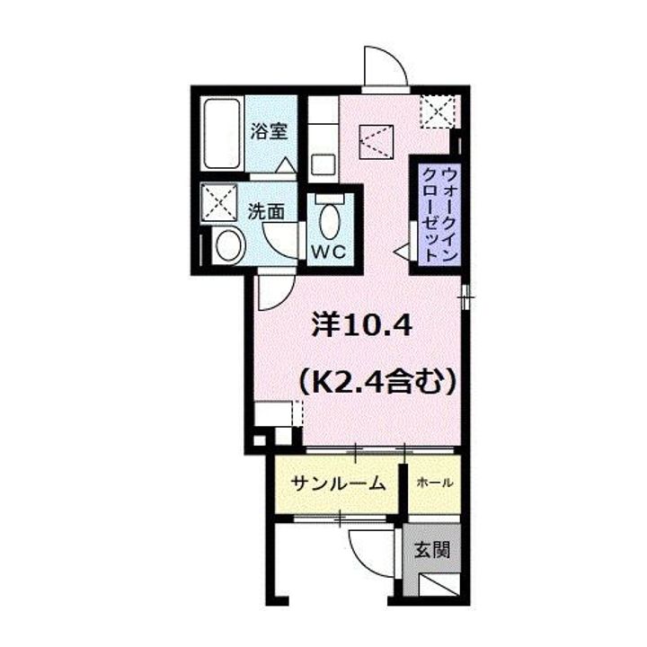 クオーレ国立の間取り
