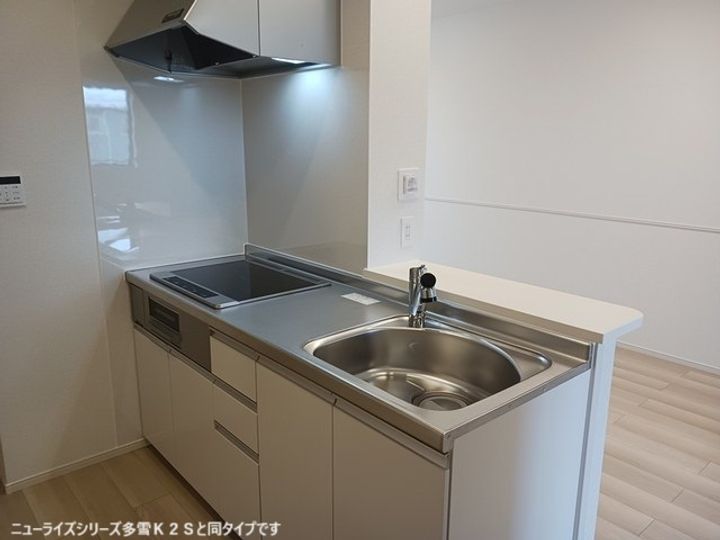 山形県山形市落合町字二口(アパート)の賃貸物件のキッチン