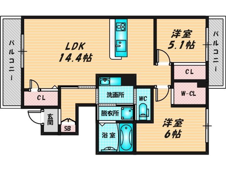 グルーヴィフィールドの間取り