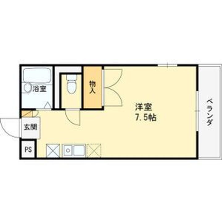 大阪府枚方市走谷1(アパート)の賃貸物件の間取り