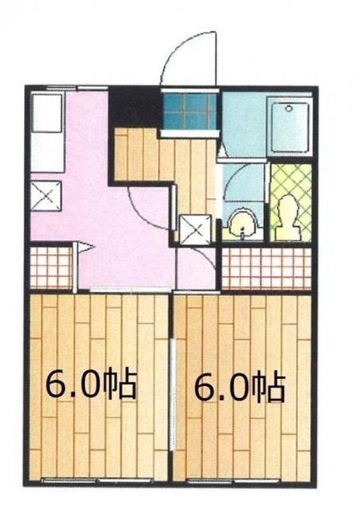 東京都町田市金井6(アパート)の賃貸物件の間取り
