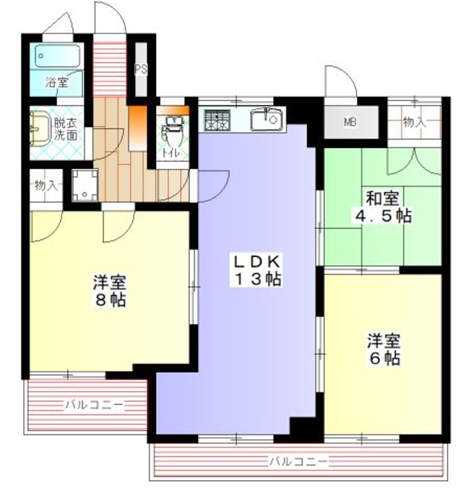 メゾンドール黄金の間取り