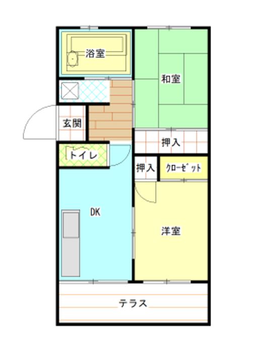 プレジールの間取り