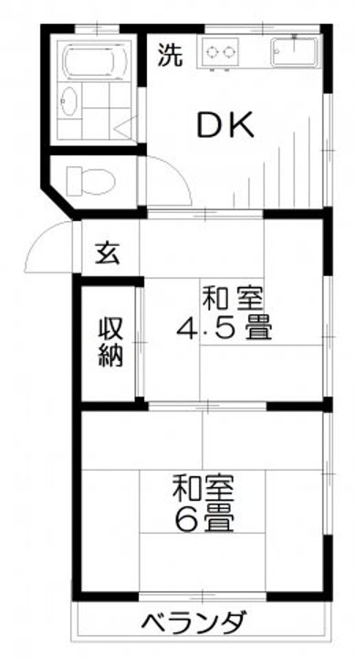 ハイツ田中の間取り