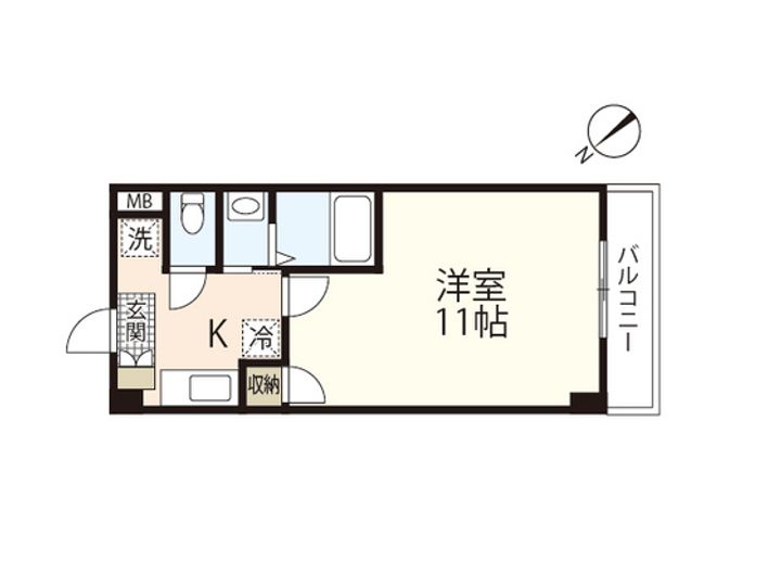 ネッサンスKの間取り