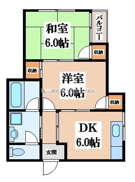 ビートル山本北C棟の間取り