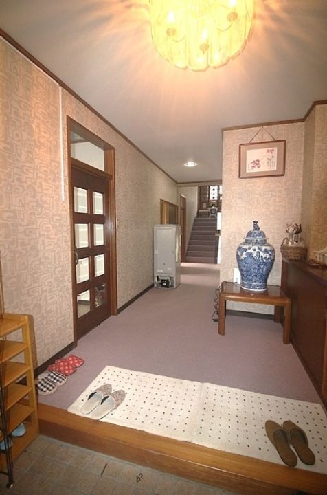 秋田県秋田市手形字大松沢(一戸建)の賃貸物件の玄関