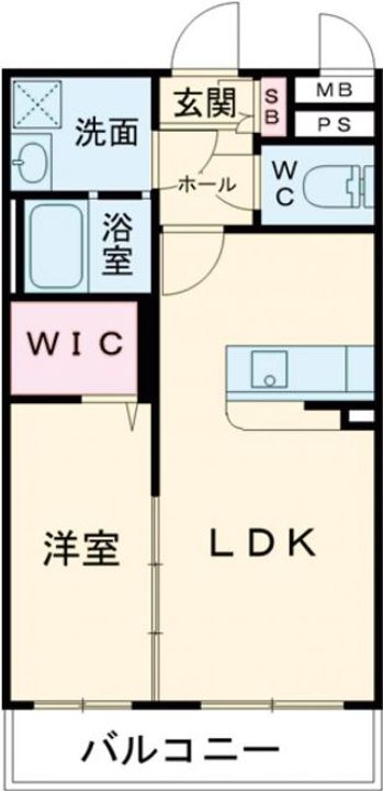 フルールの間取り