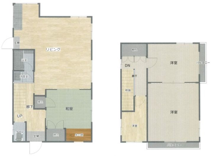 京都府宇治市明星町3(一戸建)の賃貸物件の間取り