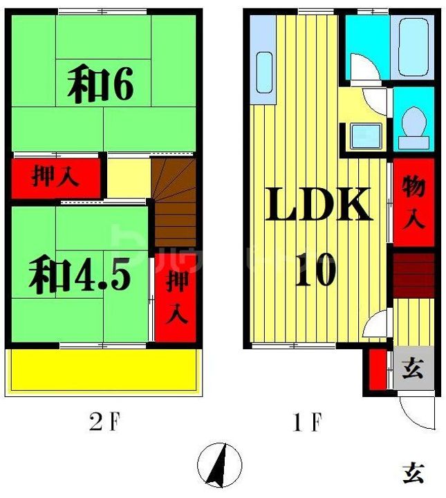 カーサオンダの間取り