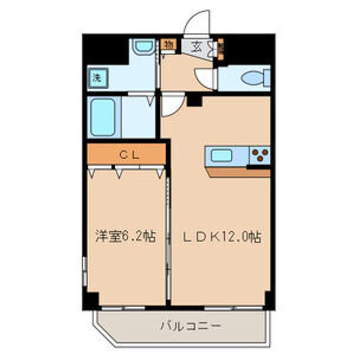 東京都文京区水道2(マンション)の賃貸物件の間取り