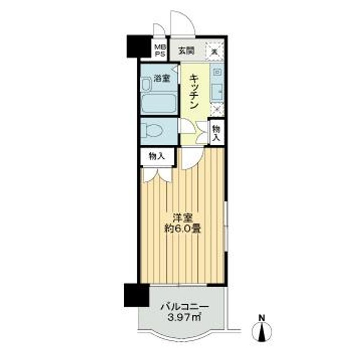 サンシティ五橋の間取り