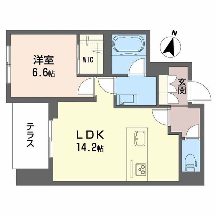 仮称:笹口2丁目シャーメゾンの間取り