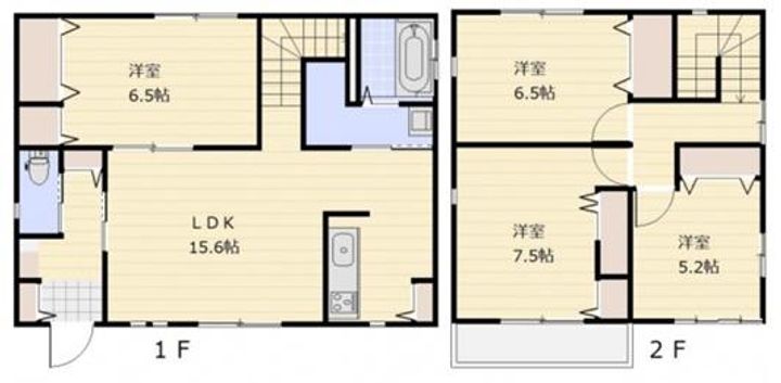埼玉県さいたま市中央区鈴谷6(一戸建)の賃貸物件の間取り