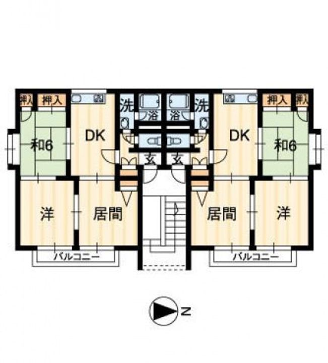 バルヴェール東雲の間取り