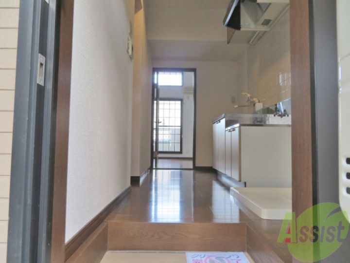 サンシティ沖野Cの玄関