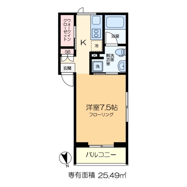 ヴィラ門仲の間取り