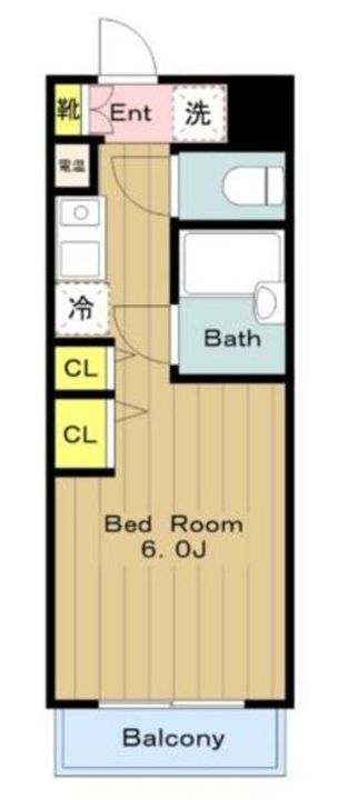 神奈川県相模原市中央区清新5(マンション)の賃貸物件の間取り