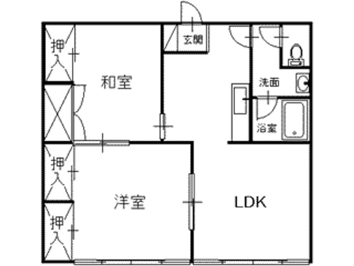 リバービューの間取り