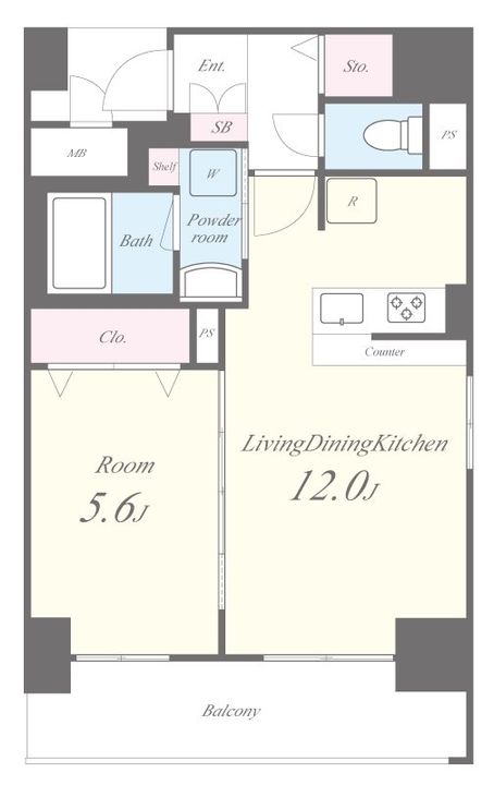 histoire玉造の間取り