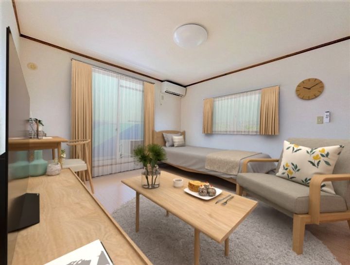 アメニティ旭ヶ丘の居間