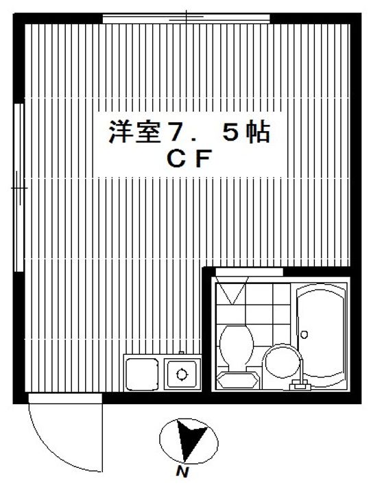 東京都世田谷区深沢3(アパート)の賃貸物件の間取り