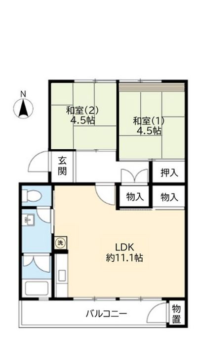 UR新多聞の間取り