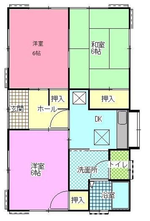 千葉県君津市西坂田1(一戸建)の賃貸物件の間取り