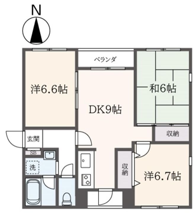 南乃家の間取り
