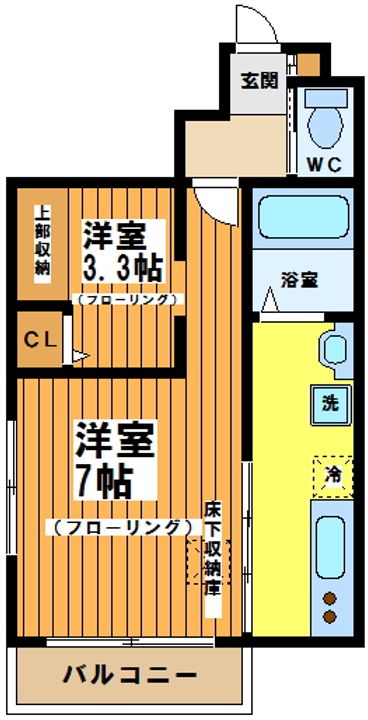 東京都世田谷区給田3(アパート)の賃貸物件の間取り