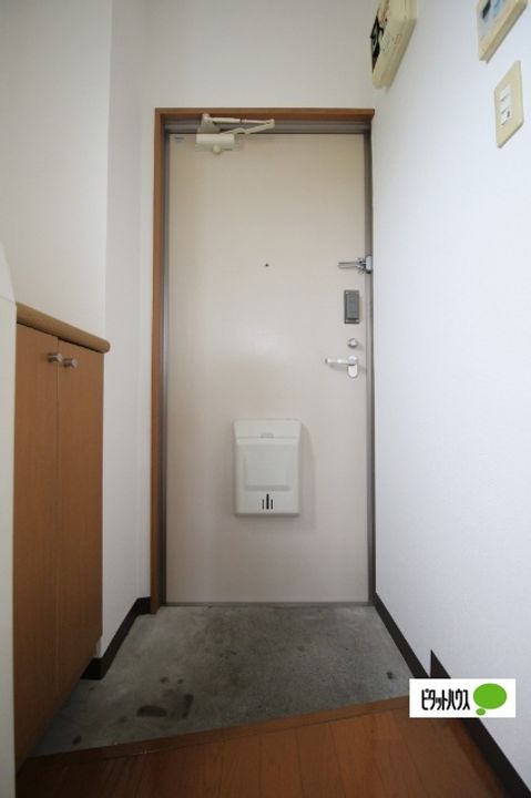 グリーンマンションの玄関