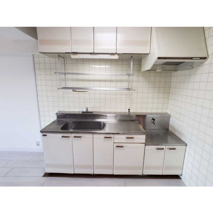 栃木県宇都宮市上大曽町(マンション)の賃貸物件のキッチン