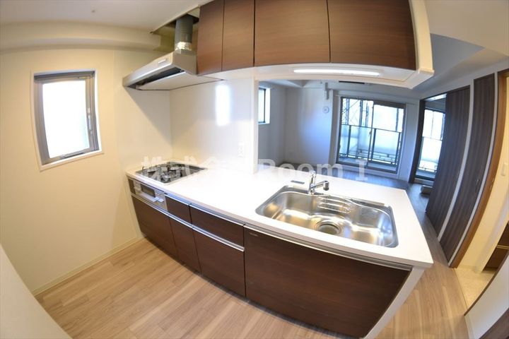 プレサンス四天王寺のキッチン