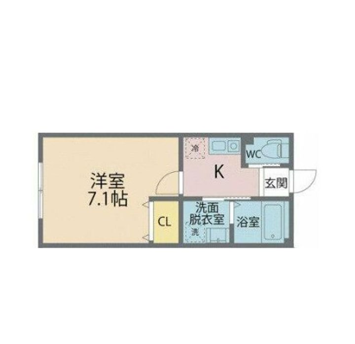 神奈川県綾瀬市寺尾北1(アパート)の賃貸物件の間取り