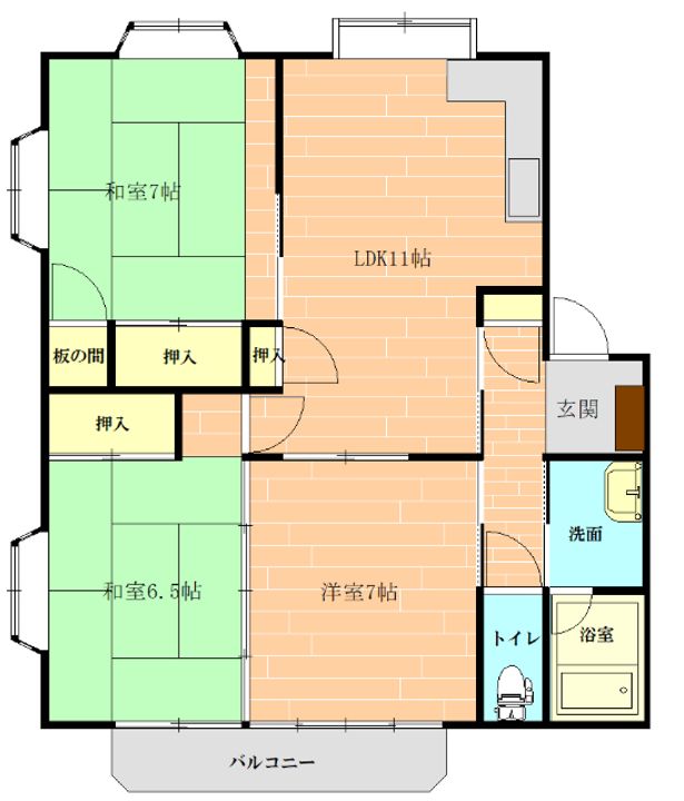 プロムコーポの間取り