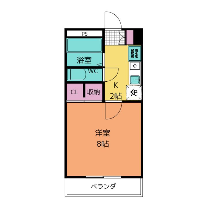 サンテラスSUGIYAMAの間取り