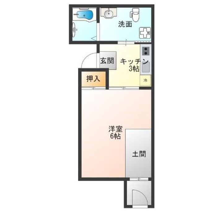 スタジオ・イッツの間取り