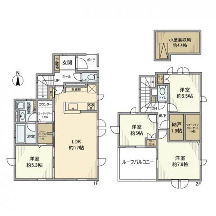 東京都稲城市平尾4(一戸建)の賃貸物件の間取り