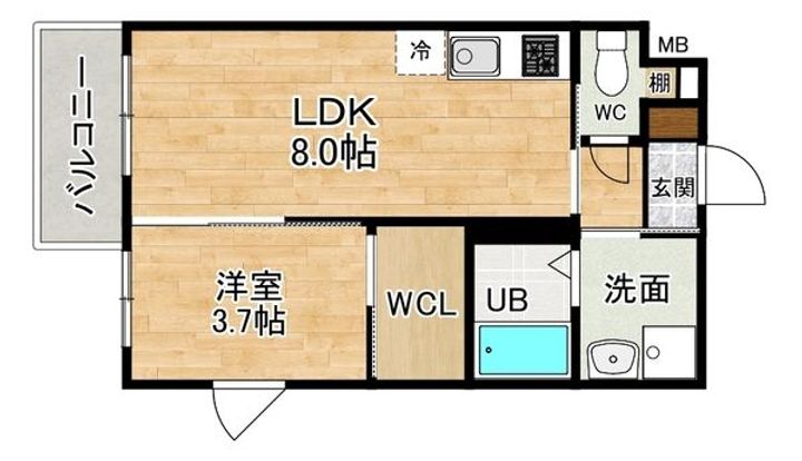 modern palazzo出雲の間取り