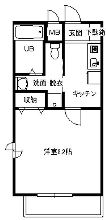 神奈川県藤沢市本鵠沼4(マンション)の賃貸物件の間取り