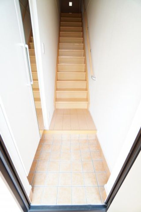 カルムIII中央Bの玄関