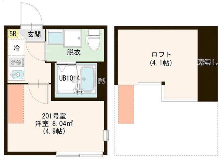 IRORI生田の間取り