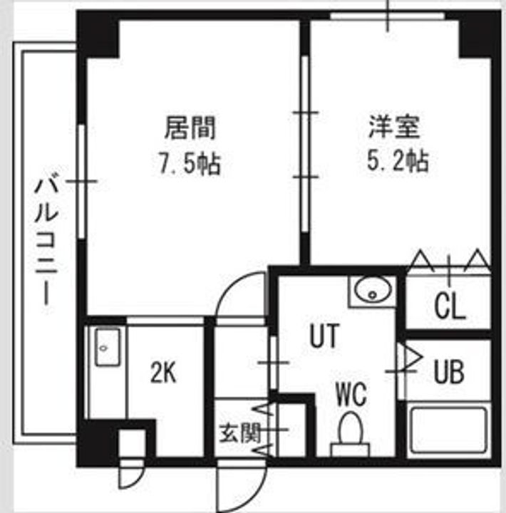 グランカーサ南11条の間取り